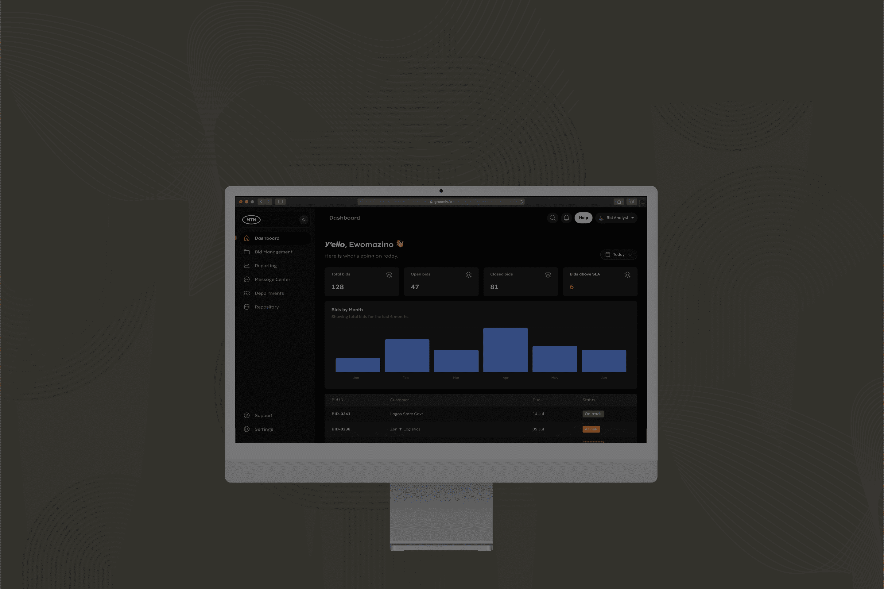 Bid Management Portal