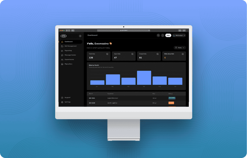 Bid Management Portal